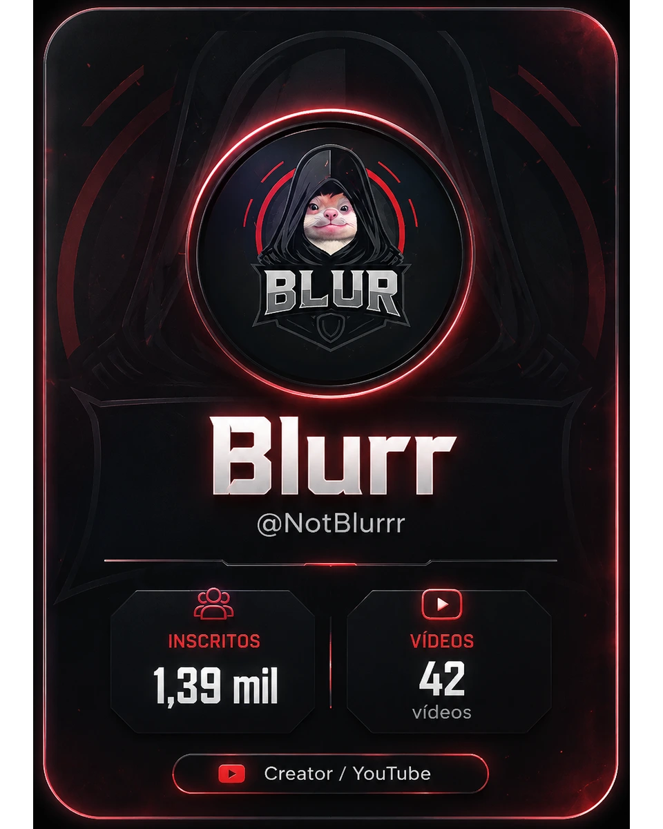 Card do creator Blurr