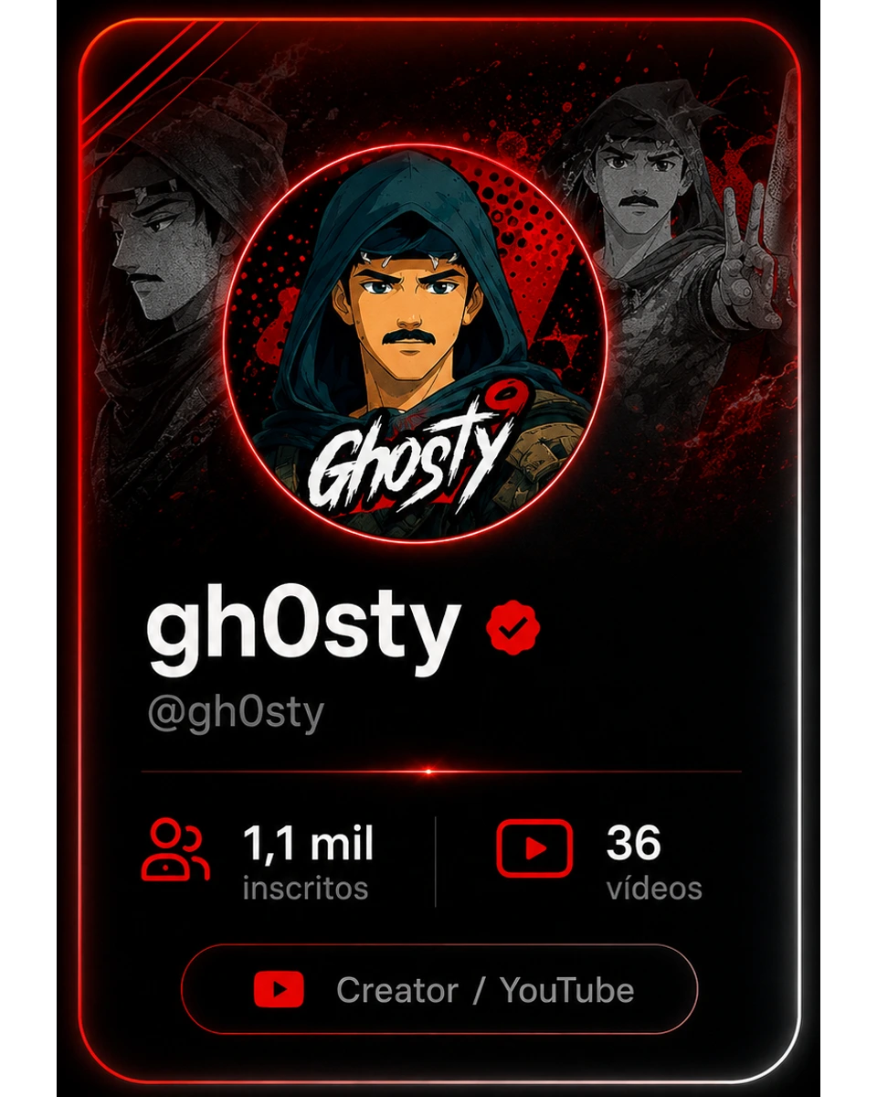 Card do creator gh0sty