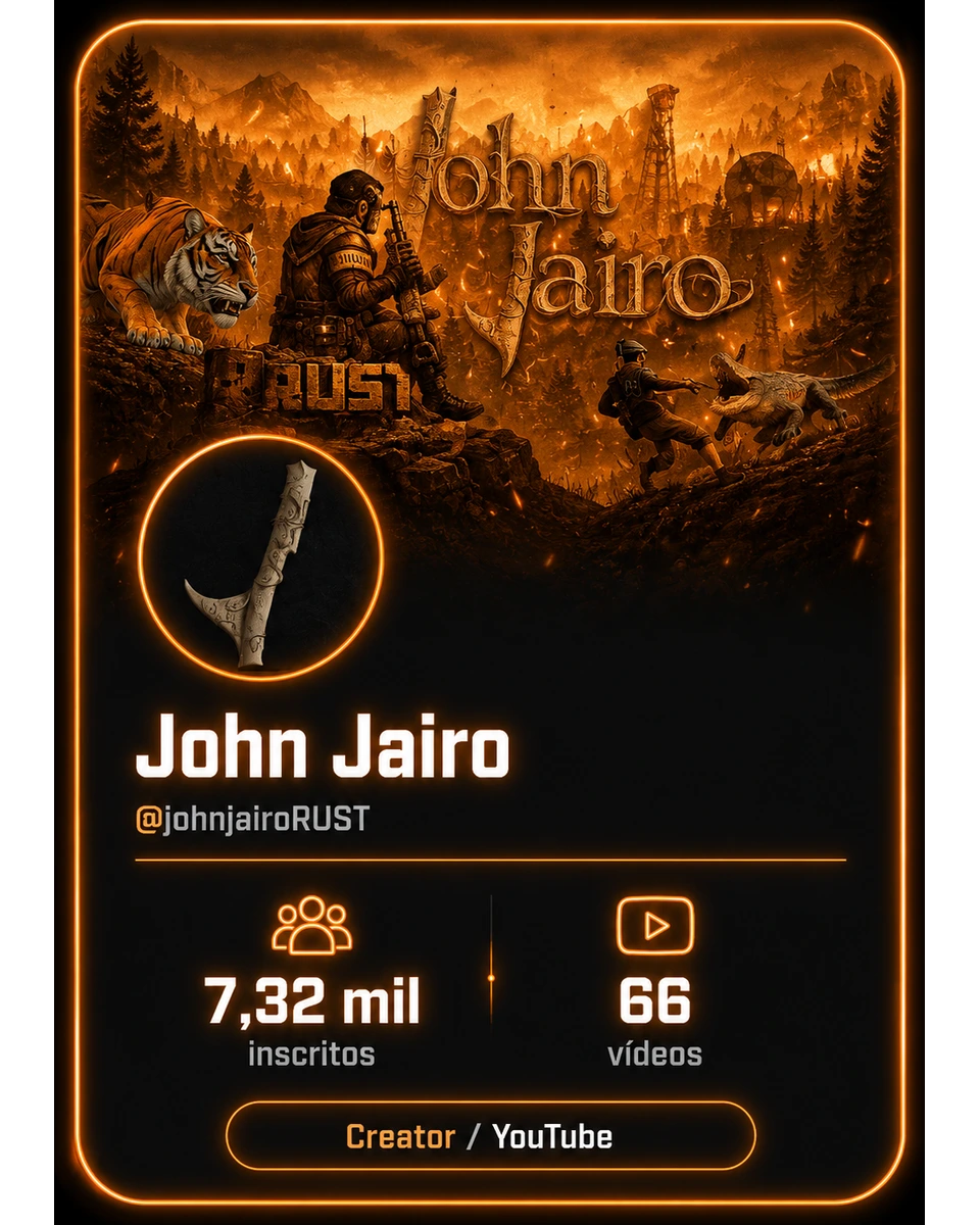 Card do creator John Jairo
