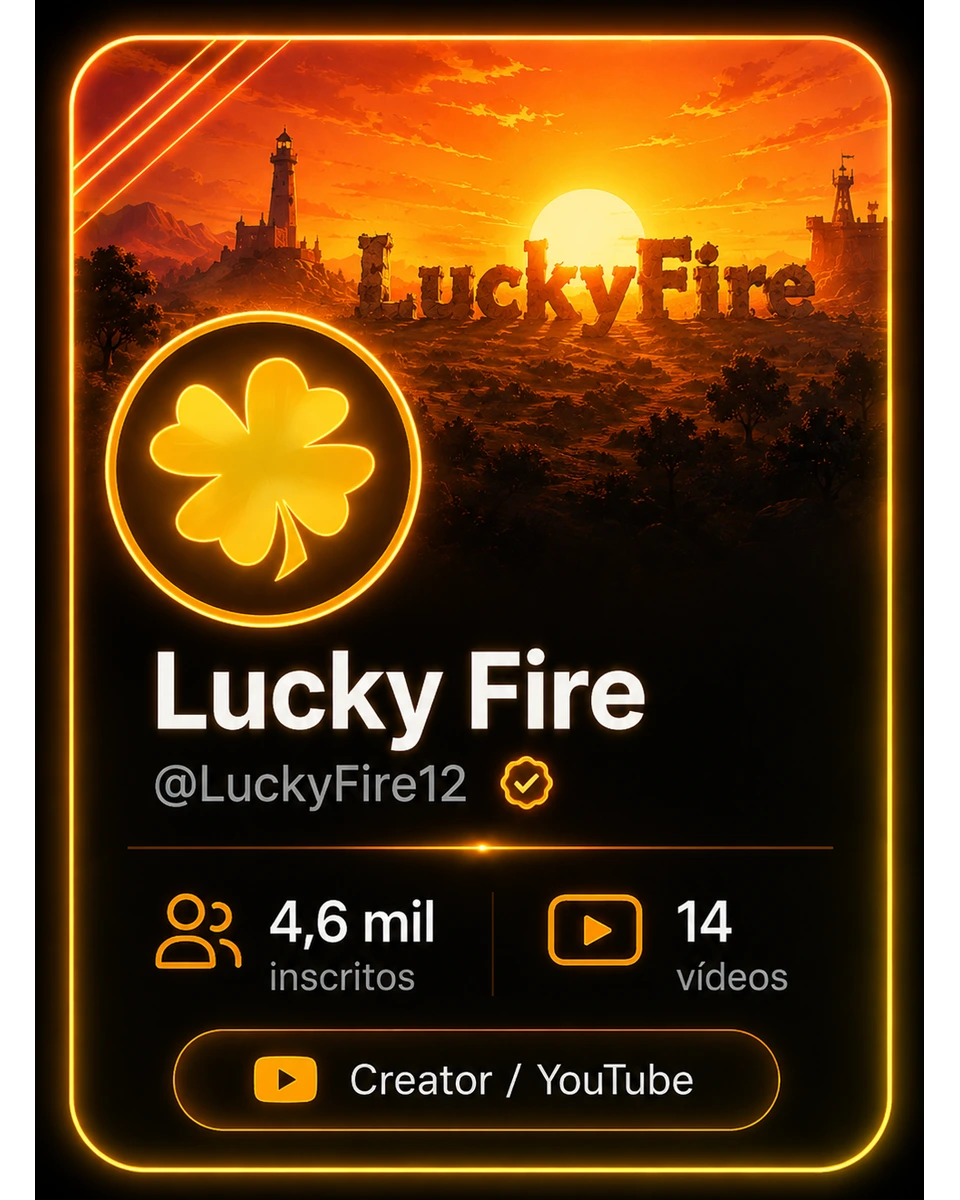 Card do creator Lucky Fire