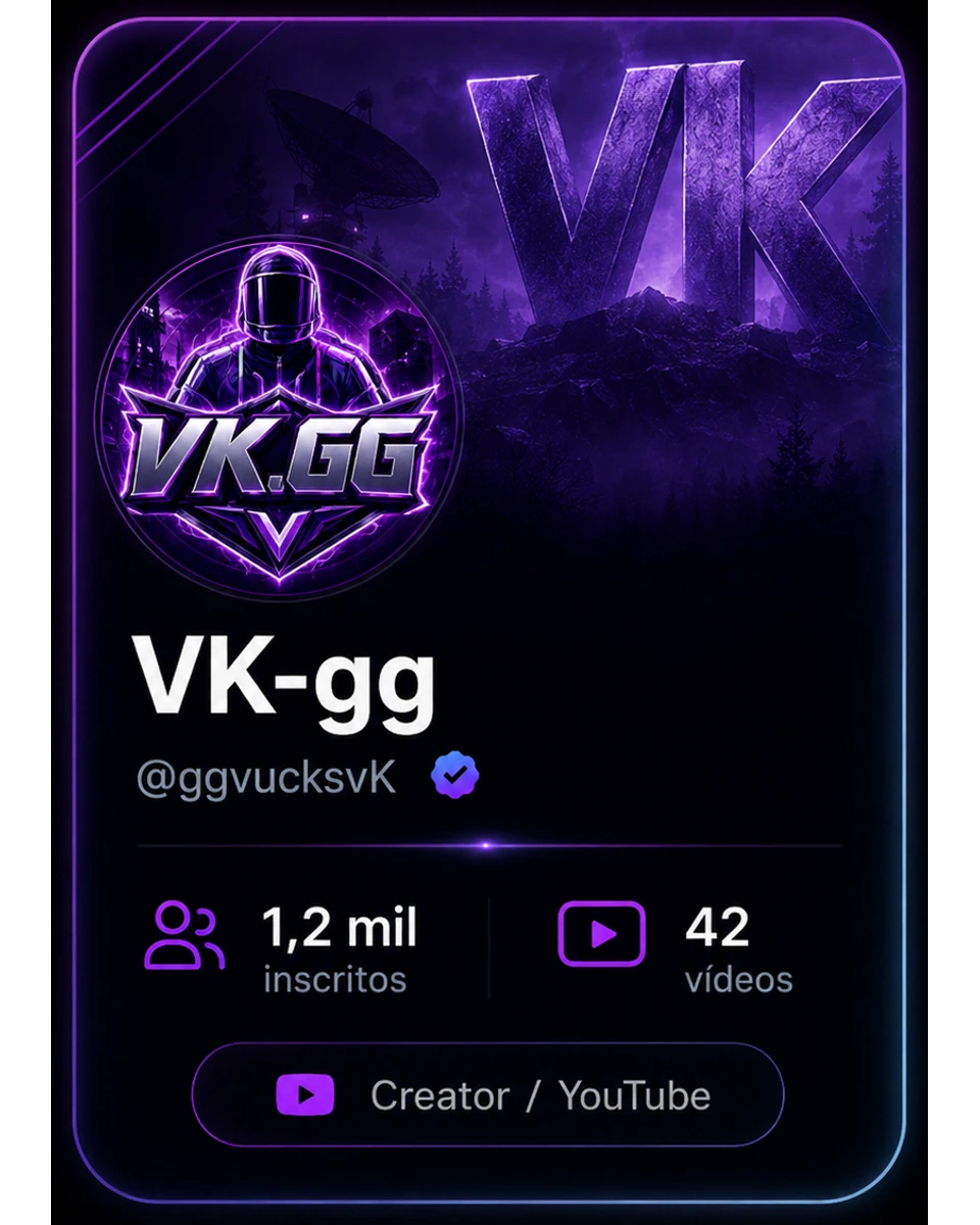 Card do creator VK-gg